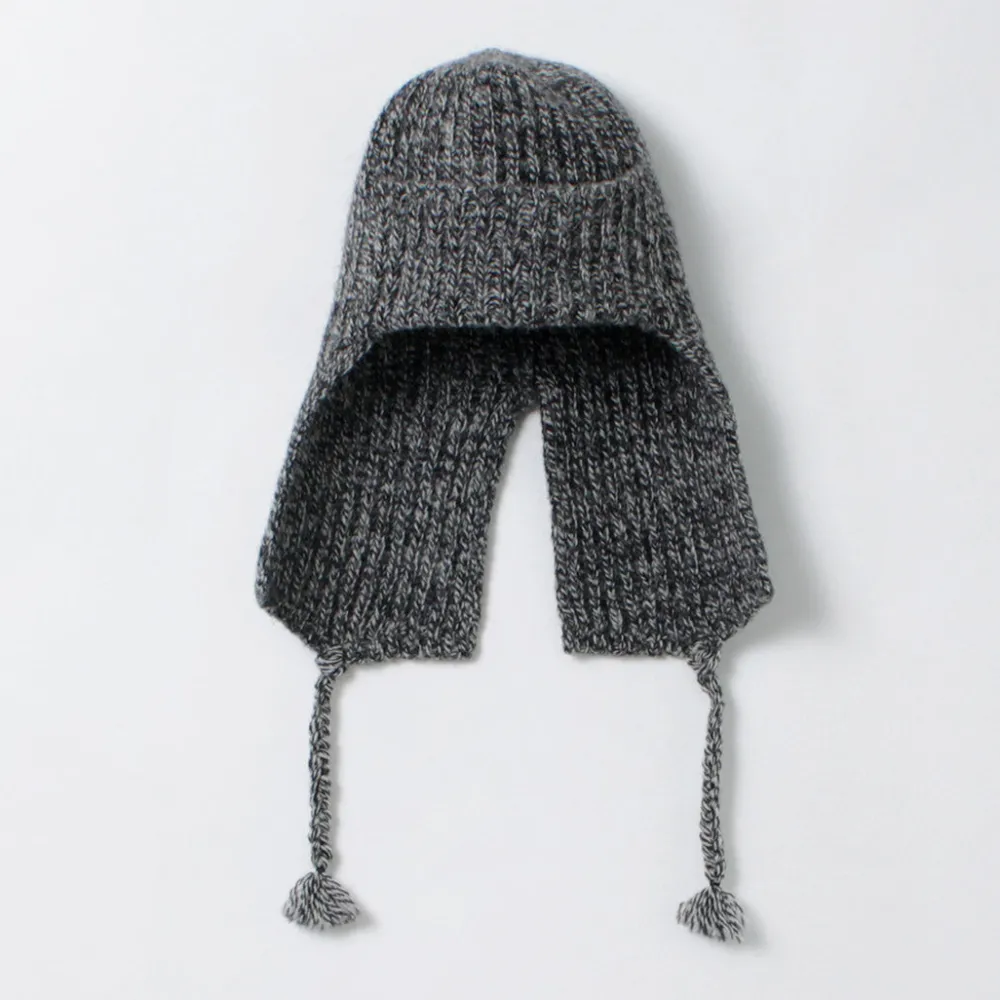 HICOSAKA Hats^/ Knit Flight Cap