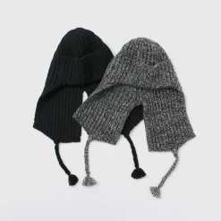 HICOSAKA Hats^/ Knit Flight Cap