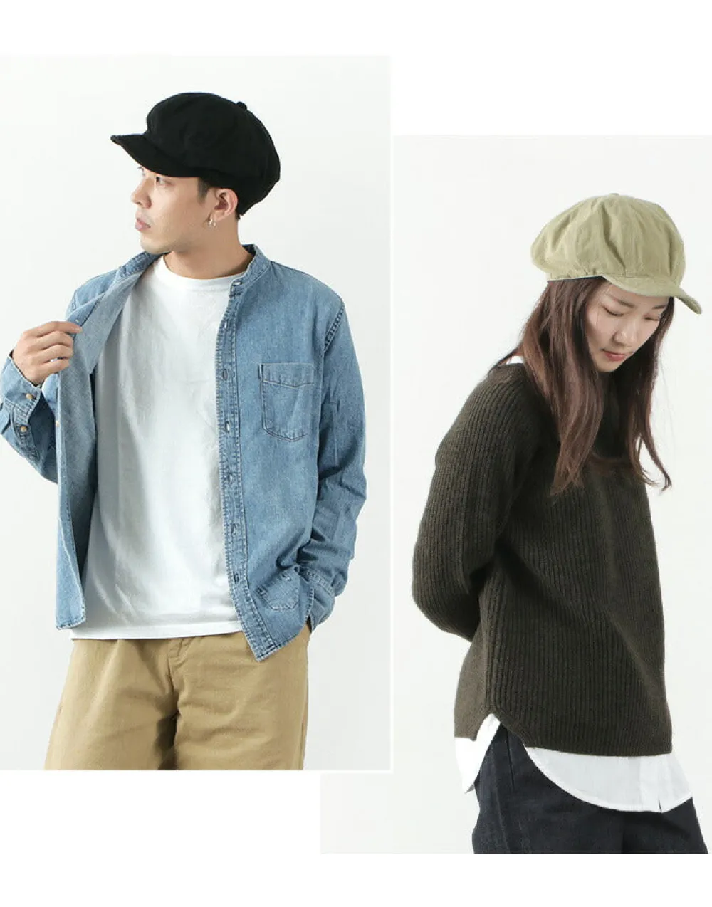 HIGHER Hats^/ ARMY CHINO CASQUETTE