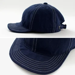 HIGHER Hats^/ Blue Selvage Denim Cinchback Cap