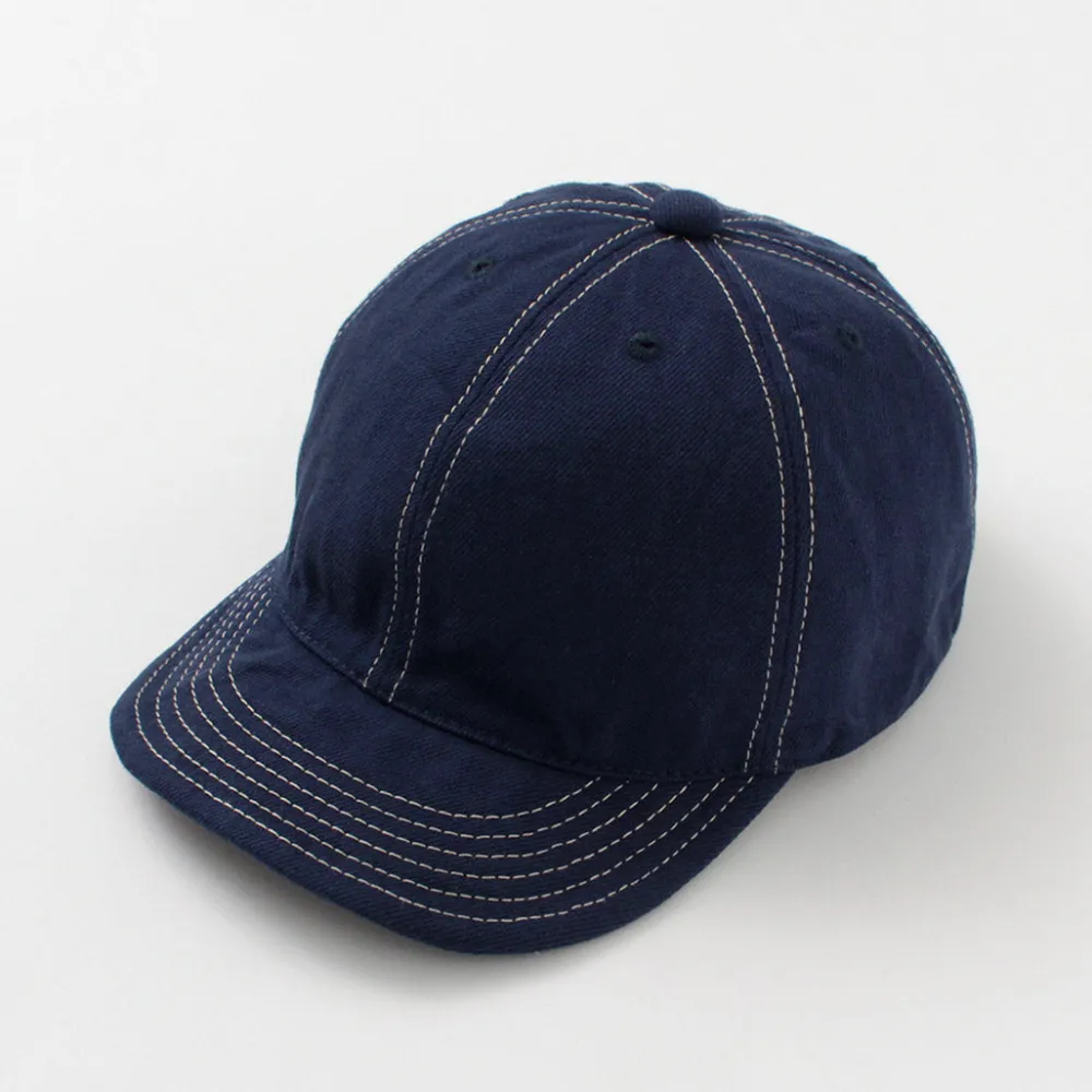 HIGHER Hats^/ Blue Selvage Denim Cinchback Cap