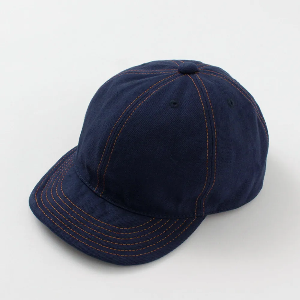 HIGHER Hats^/ Blue Selvage Denim Cinchback Cap