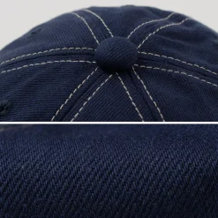 HIGHER Hats^/ Blue Selvage Denim Cinchback Cap