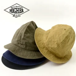 HIGHER Hats^/ Cotton Linen Weathered Mountain Hat