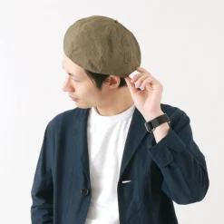 HIGHER Hats^/ Cotton Linen Weather Beret