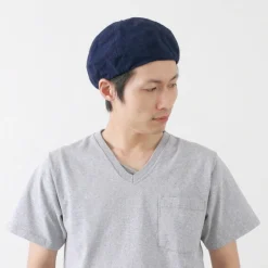 HIGHER Hats^/ Cotton Linen Weather Beret
