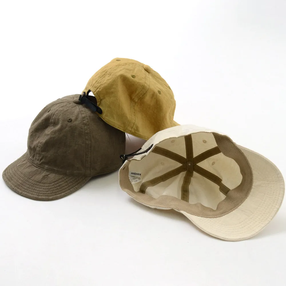HIGHER Hats^/ Cotton Linen Weather Cap