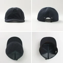 HIGHER Hats^/ Cotton Nylon Ripstop 7 Panel Mesh Cap