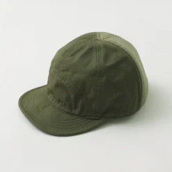 HIGHER Hats^/ Cotton Nylon Ripstop 7 Panel Mesh Cap