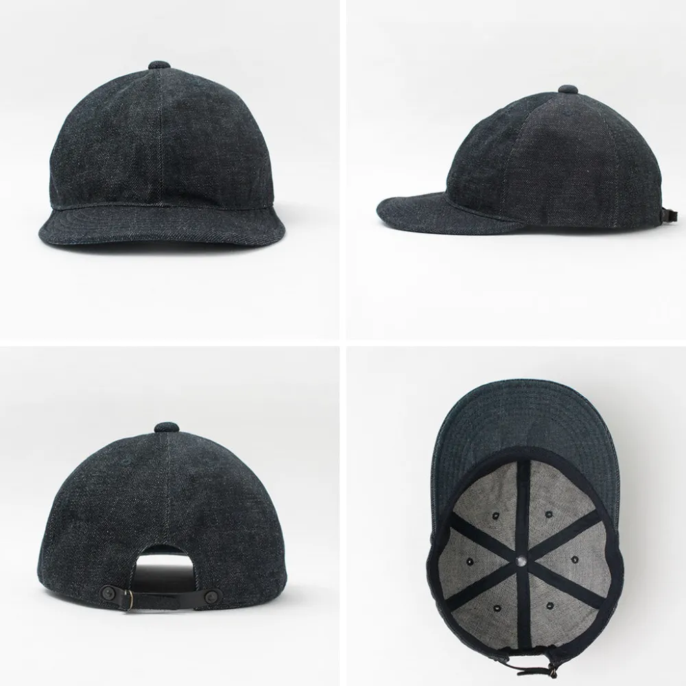 HIGHER Hats^/ multi-panel cap denim