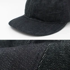 HIGHER Hats^/ multi-panel cap denim