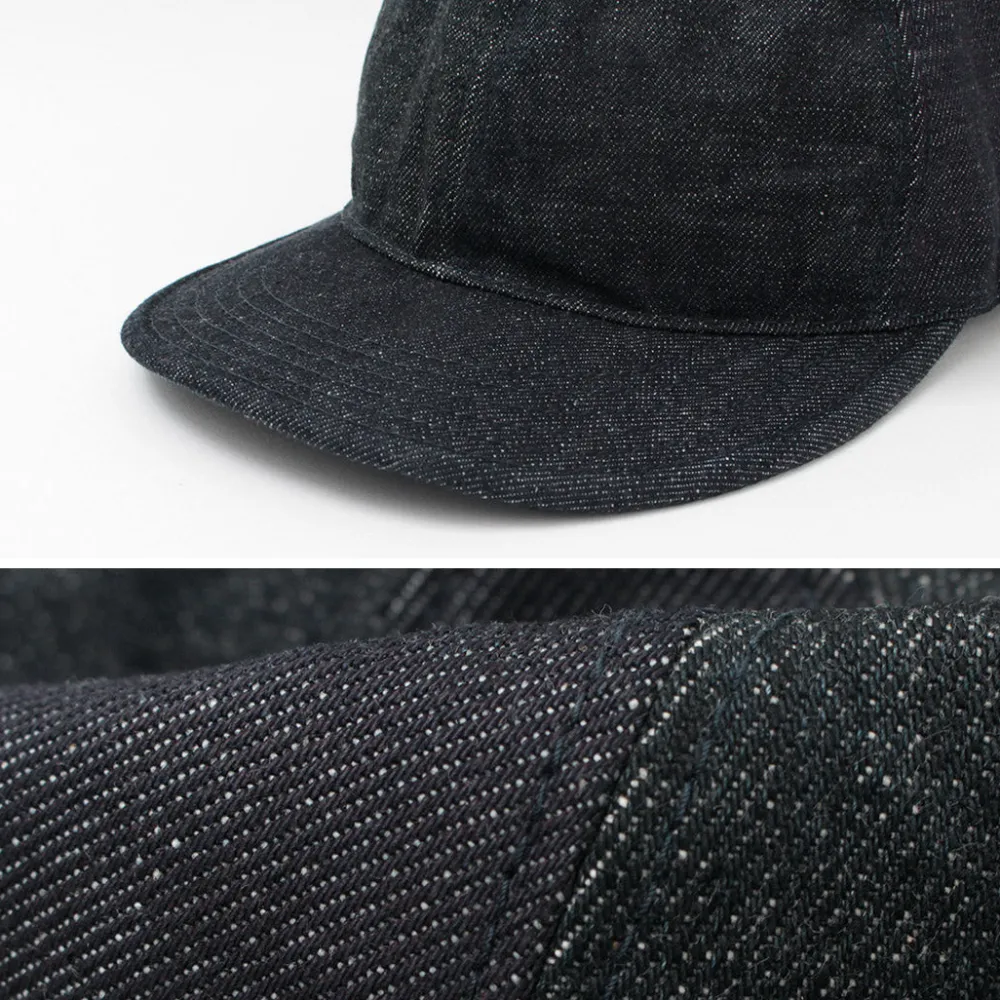 HIGHER Hats^/ multi-panel cap denim