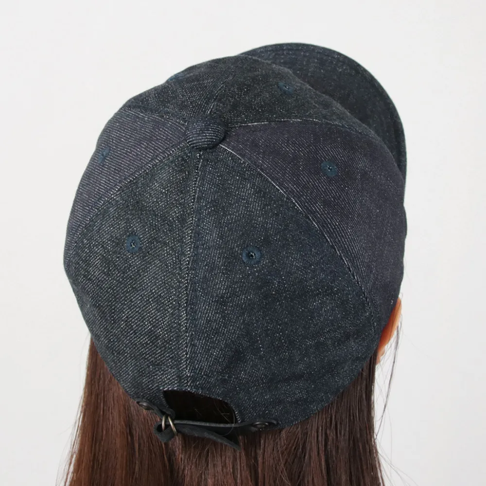 HIGHER Hats^/ multi-panel cap denim