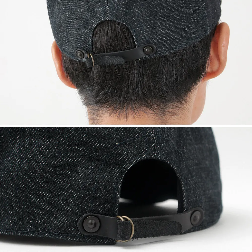 HIGHER Hats^/ multi-panel cap denim