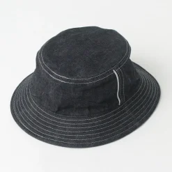 HIGHER Hats^/ F191 Selvedge Bucket Hat denim