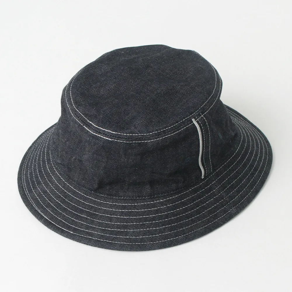 HIGHER Hats^/ F191 Selvedge Bucket Hat denim