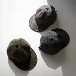 HIGHER Hats^/ Harris Tweed Herringbone Cap HT24035