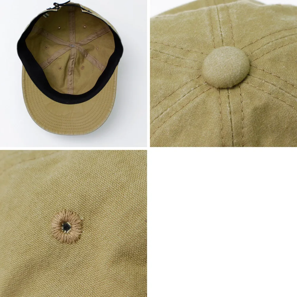 HIGHER Hats^/ Military Canvas Cap