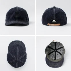 HIGHER Hats^/ One-washed Selvage denim cap