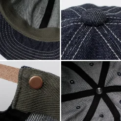 HIGHER Hats^/ One-washed Selvage denim cap