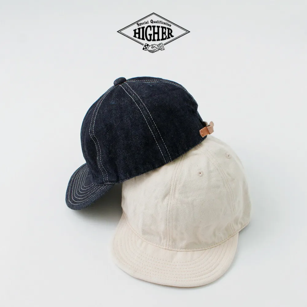 HIGHER Hats^/ One-washed Selvage denim cap