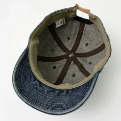 HIGHER Hats^/ Selvage denim cap used-wash