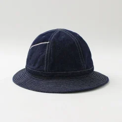 HIGHER Hats^/ Selvage Panel 6 Hat - Onewashed denim