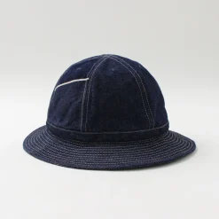 HIGHER Hats^/ Selvage Panel 6 Hat - Onewashed denim