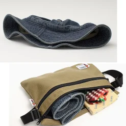 HIGHER Hats^/ Selvage Denim Panel 6 Hat - Used finish used-wash