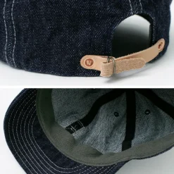 HIGHER Hats^/ SELVEDGE DENIM CAP ONE WASH