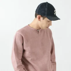 HIGHER Hats^/ SELVEDGE DENIM CAP ONE WASH