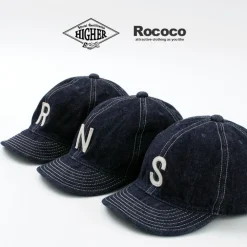 HIGHER Hats^/ SELVEDGE DENIM CAP ONE WASH