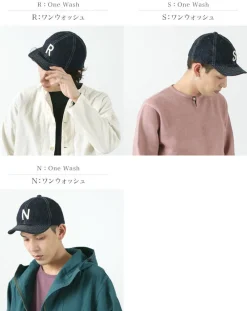 HIGHER Hats^/ SELVEDGE DENIM CAP ONE WASH