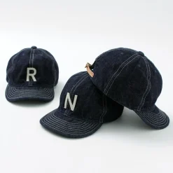 HIGHER Hats^/ SELVEDGE DENIM CAP ONE WASH