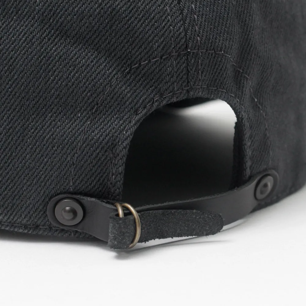 HIGHER Hats^/ Selvedge Denim Cap One Wash Grec gray