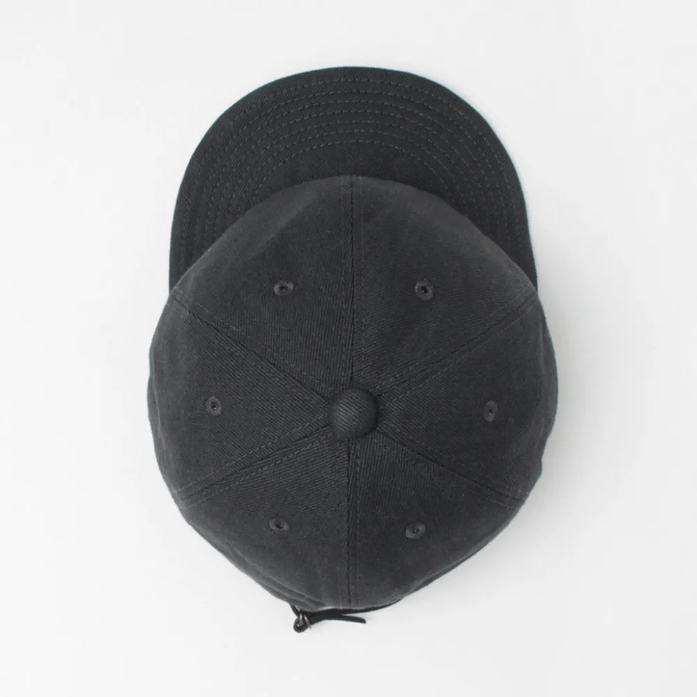 HIGHER Hats^/ Selvedge Denim Cap One Wash Grec gray