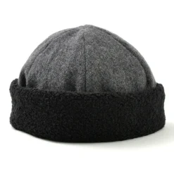 HIGHER Hats^/ Vintage Wool Flannel Beanie