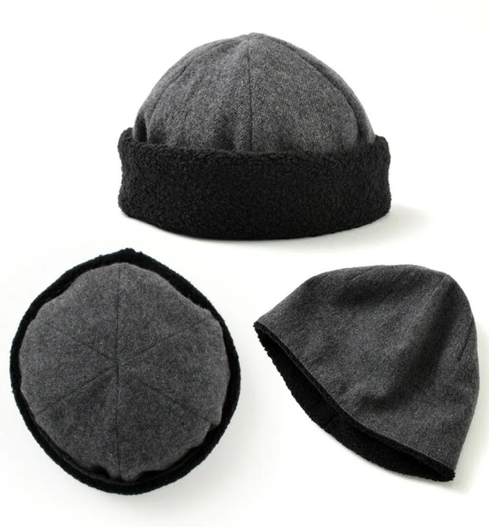 HIGHER Hats^/ Vintage Wool Flannel Beanie