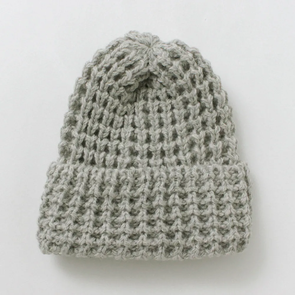 HIGHLAND 2000 Hats^/ Bob Cap Tuck Stitch (Alpaca x British Wool Mix)