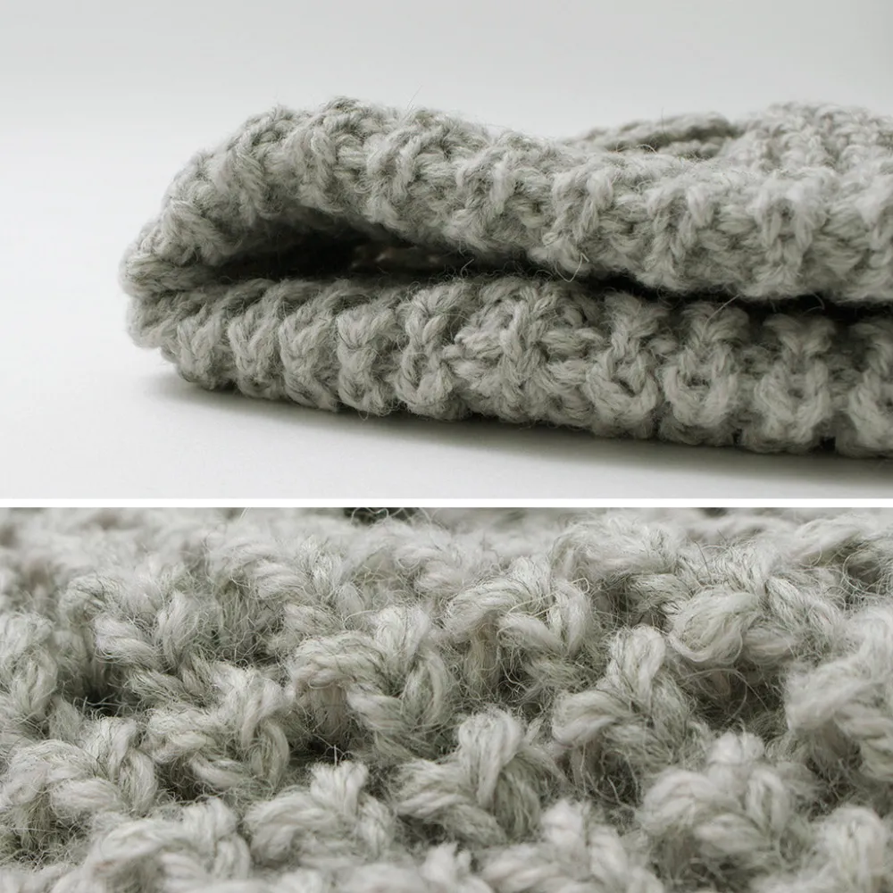 HIGHLAND 2000 Hats^/ Bob Cap Tuck Stitch (Alpaca x British Wool Mix)