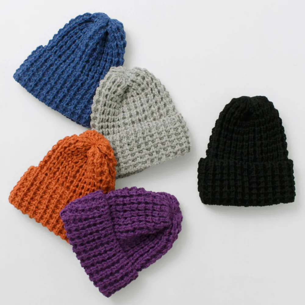 HIGHLAND 2000 Hats^/ Bob Cap Tuck Stitch (Alpaca x British Wool Mix)