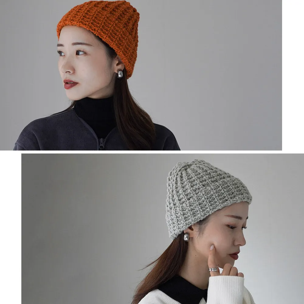 HIGHLAND 2000 Hats^/ Bob Cap Tuck Stitch (Alpaca x British Wool Mix)