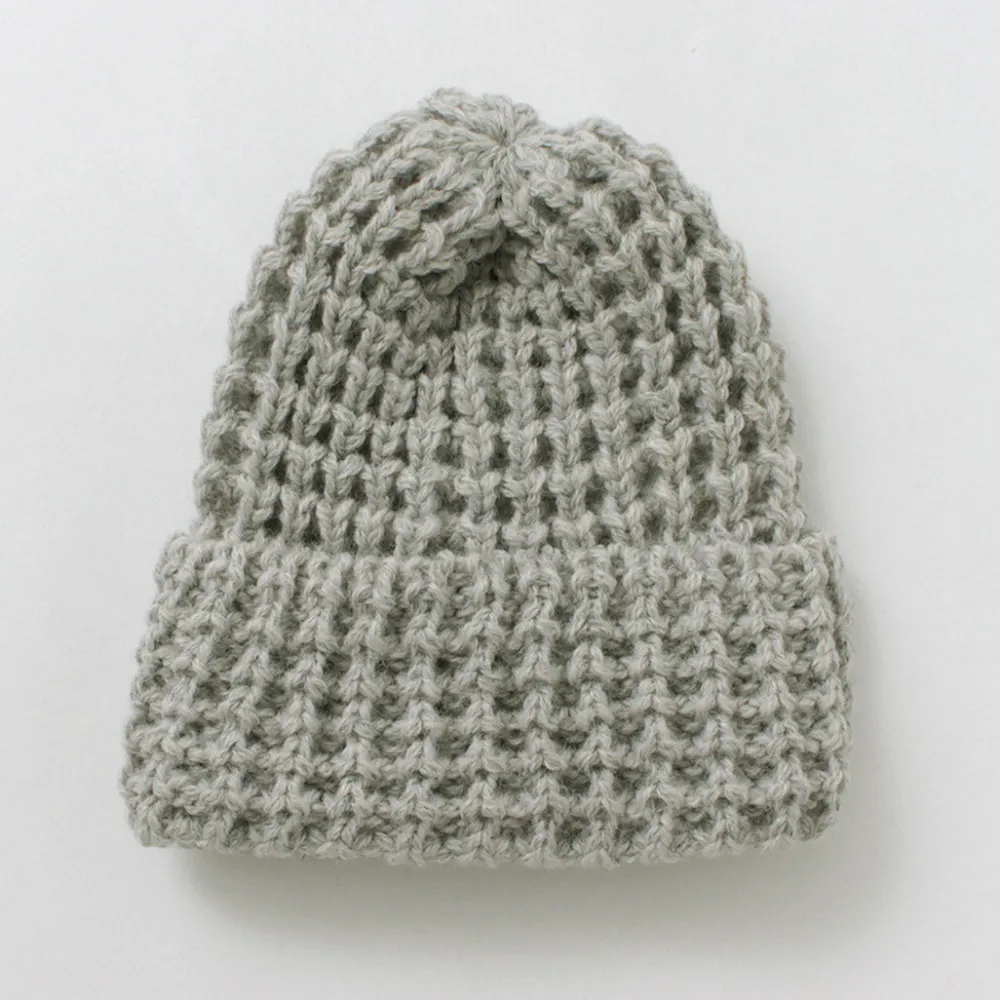 HIGHLAND 2000 Hats^/ Bob Cap Tuck Stitch (Alpaca x British Wool Mix)