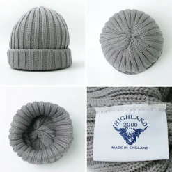 HIGHLAND 2000 Hats^/ Cotton 2×2 ribbed bobby cap