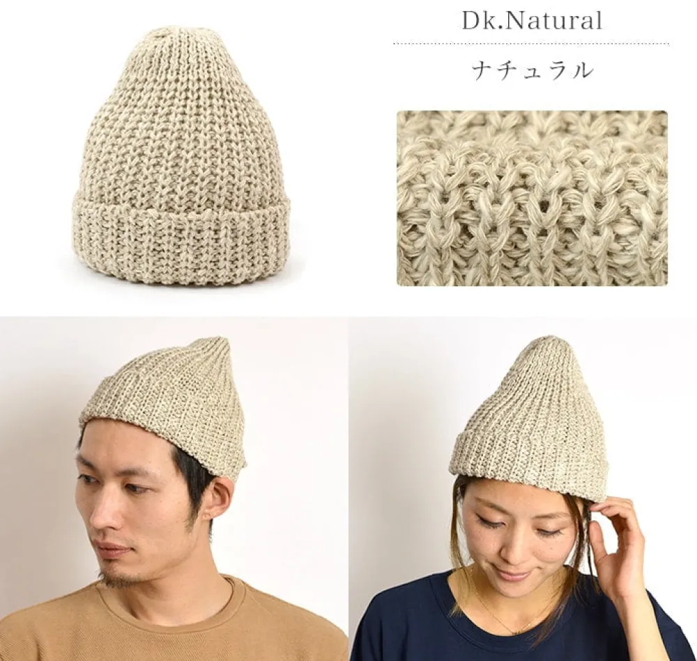 HIGHLAND 2000 Hats^/ Cotton Linen Short Knitsted Cap