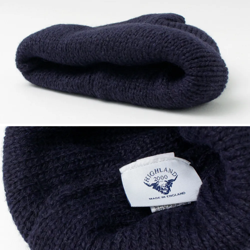 HIGHLAND 2000 Hats^/ Merino Alpaca Tubular Bobby Cap (Double Turn Up)