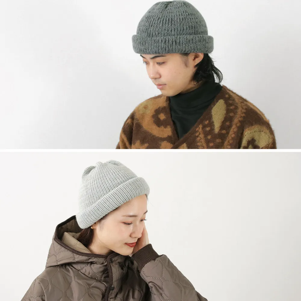 HIGHLAND 2000 Hats^/ Merino Alpaca Tubular Bobby Cap (Double Turn Up)