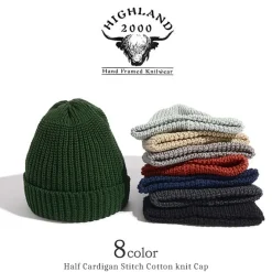 HIGHLAND 2000 Hats^/ Short cotton knitted cap