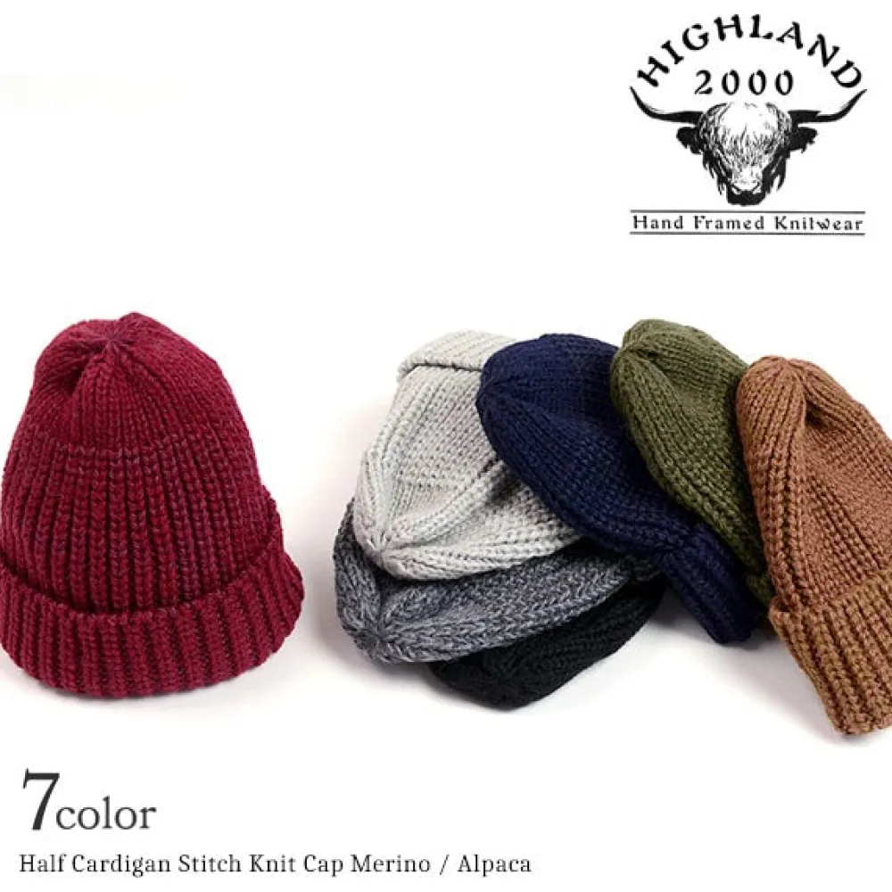 HIGHLAND 2000 Hats^/ Short Merino Alpaca Knits Cap