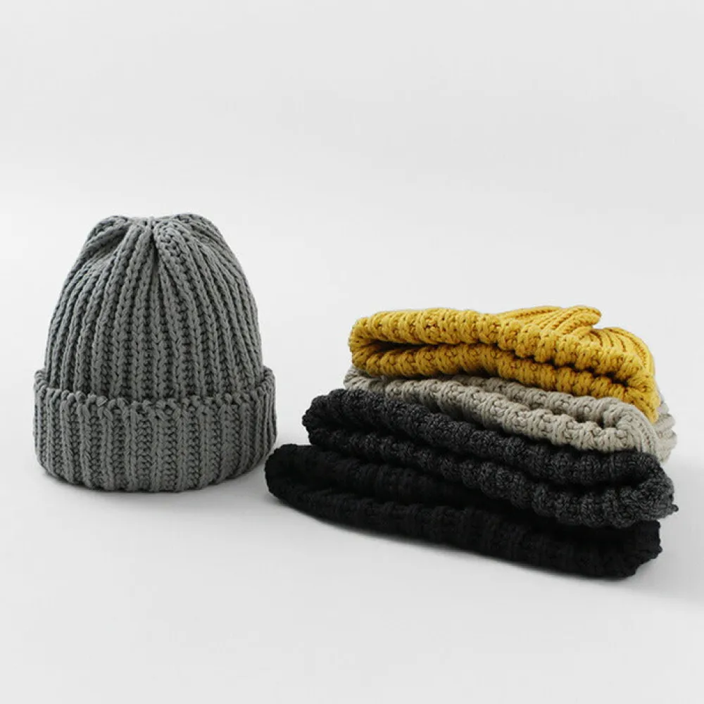 HIGHLAND 2000 Hats^/ Very Short Heavyweight Cotton Knitted Cap